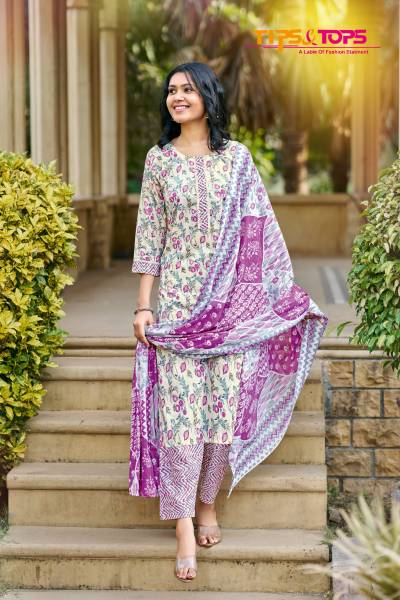 SUMMER FASHION BY TIPS & TOPS COTTON PRINT SALWAR KAMEEZ MANUFACTURER IN INDIA